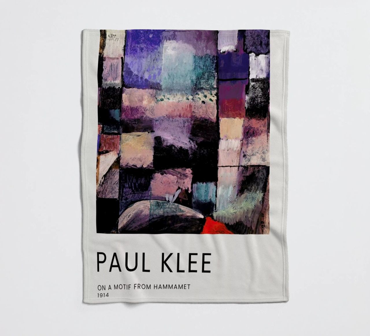 Klee - On a Motif from Hammamet coperta in pile da Vintage by JUNIQE