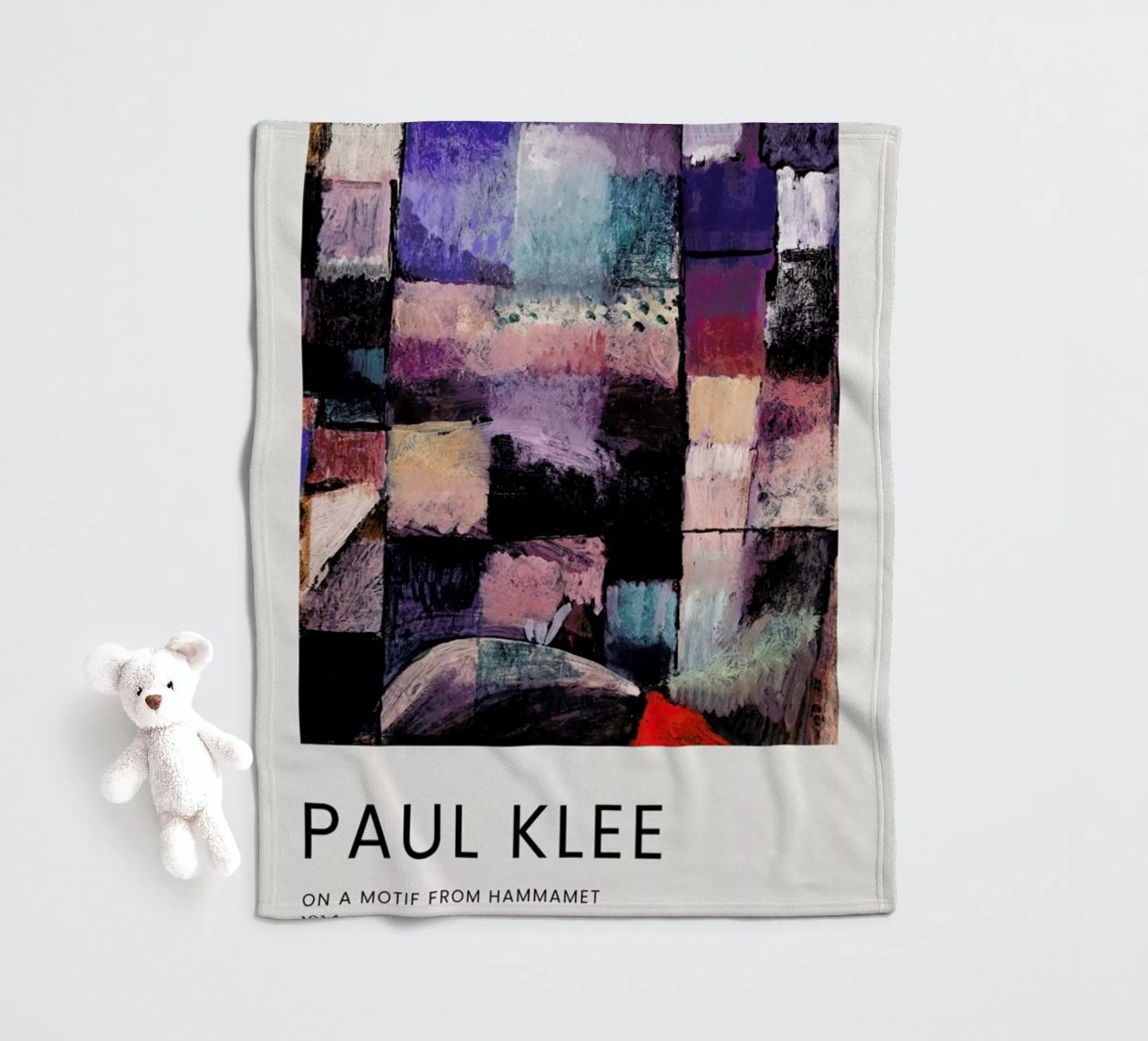 Klee - On a Motif from Hammamet coperta in pile da Vintage by JUNIQE
