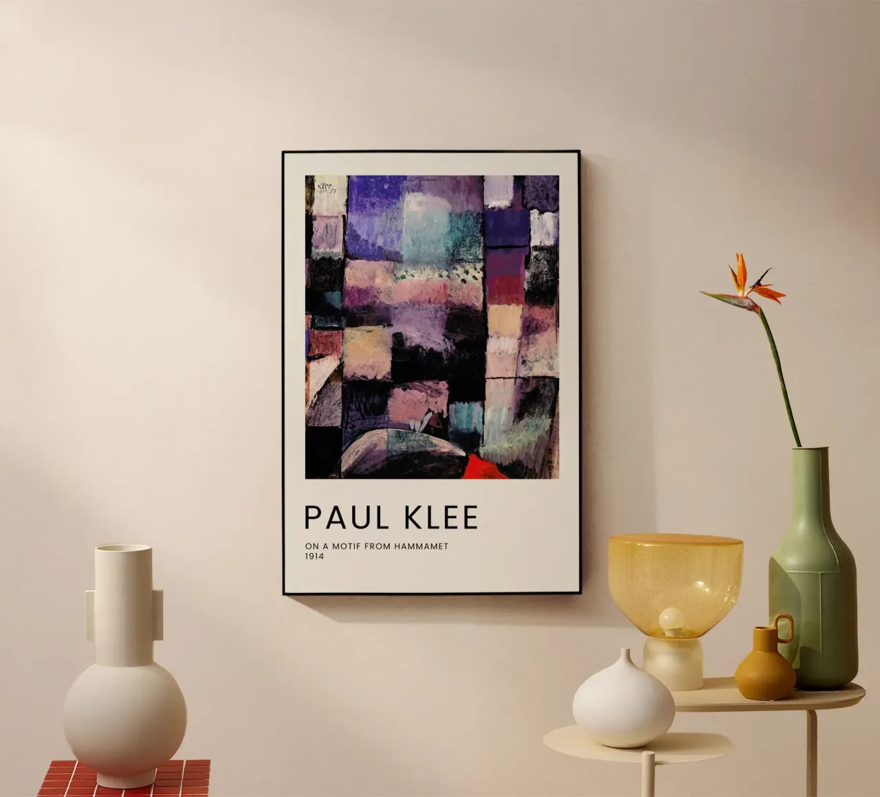 Klee - On a Motif from Hammamet plexiglass da Vintage by JUNIQE