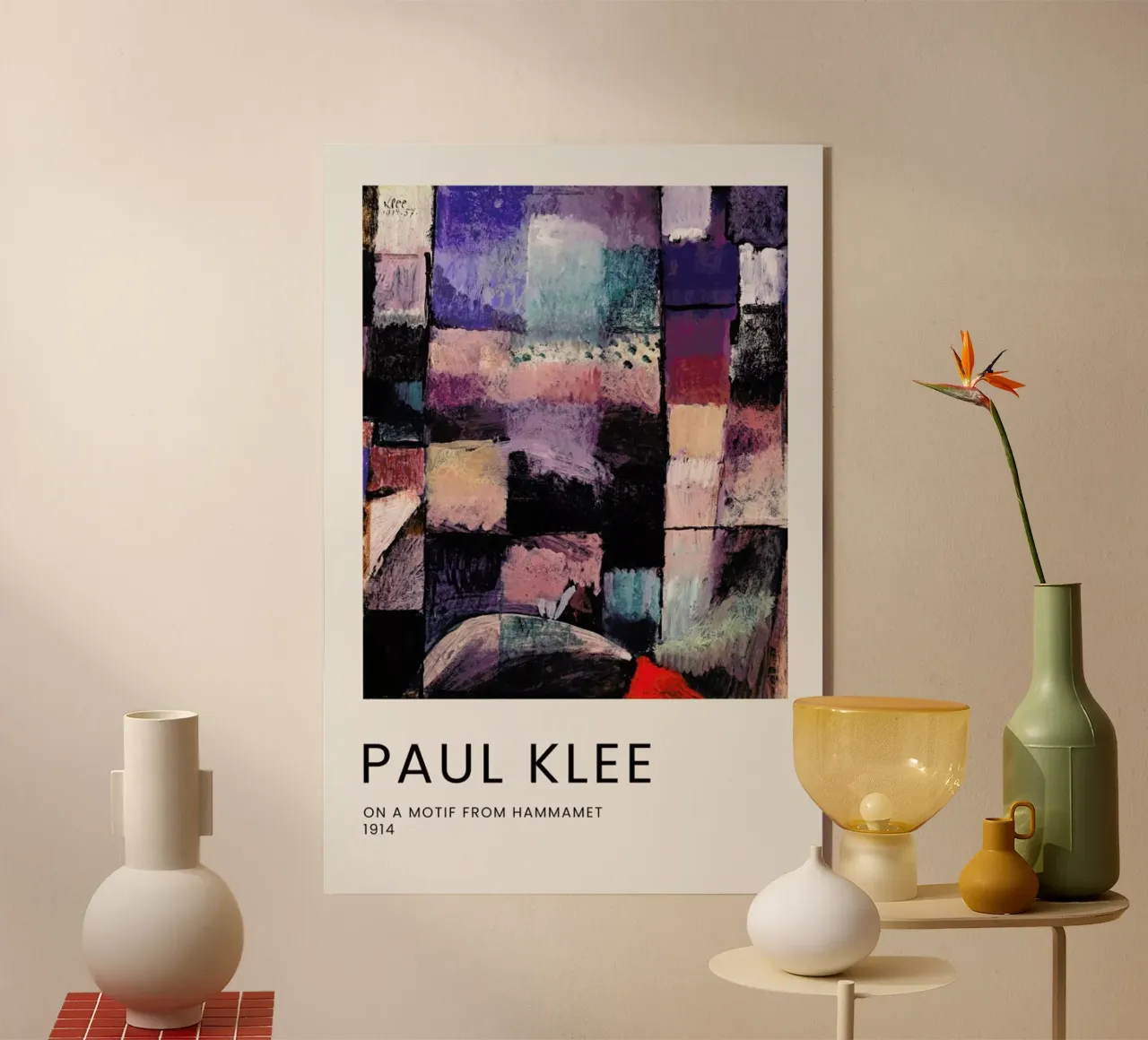 Klee - On a Motif from Hammamet plexiglass da Vintage by JUNIQE