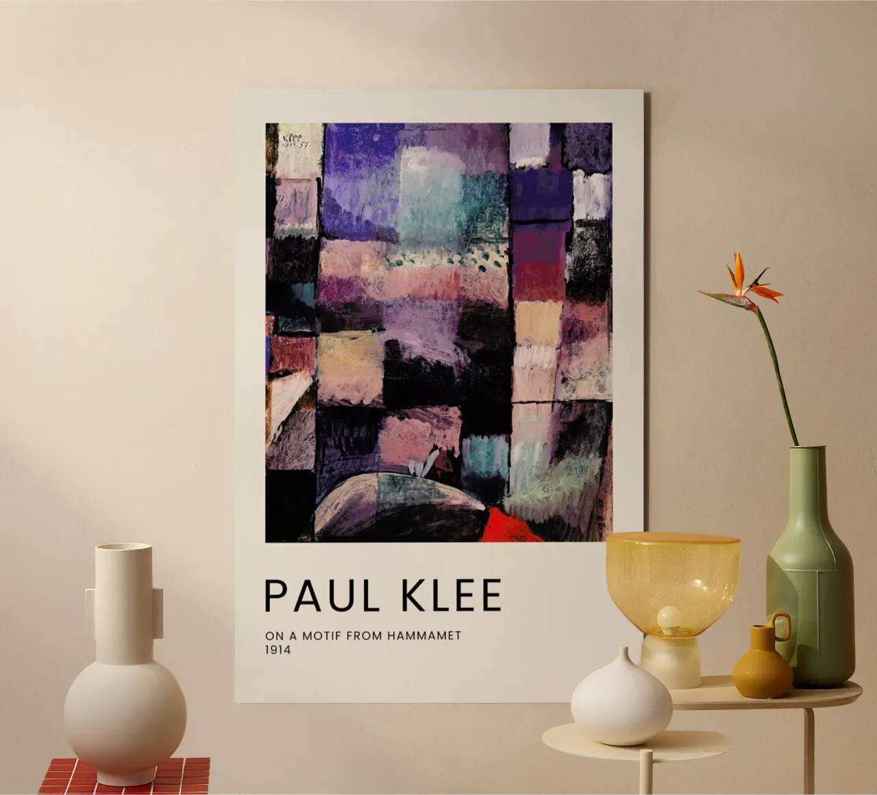 Klee - On a Motif from Hammamet alluminio dibond da Vintage by JUNIQE