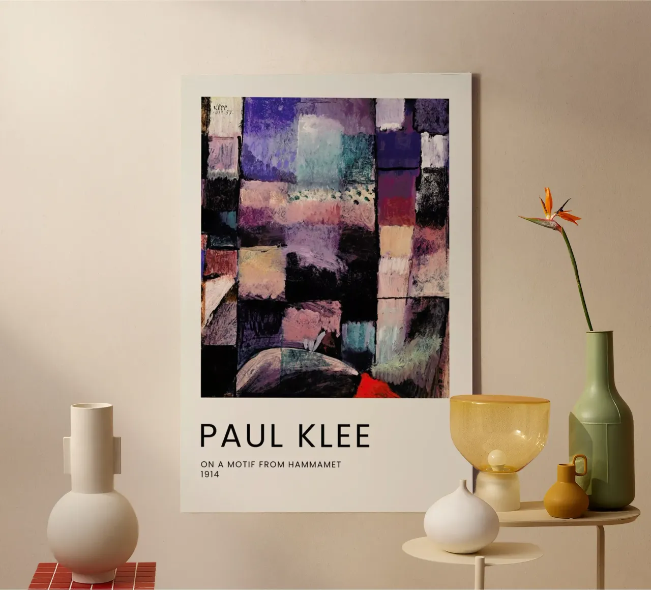 Klee - On a Motif from Hammamet tela da Vintage by JUNIQE