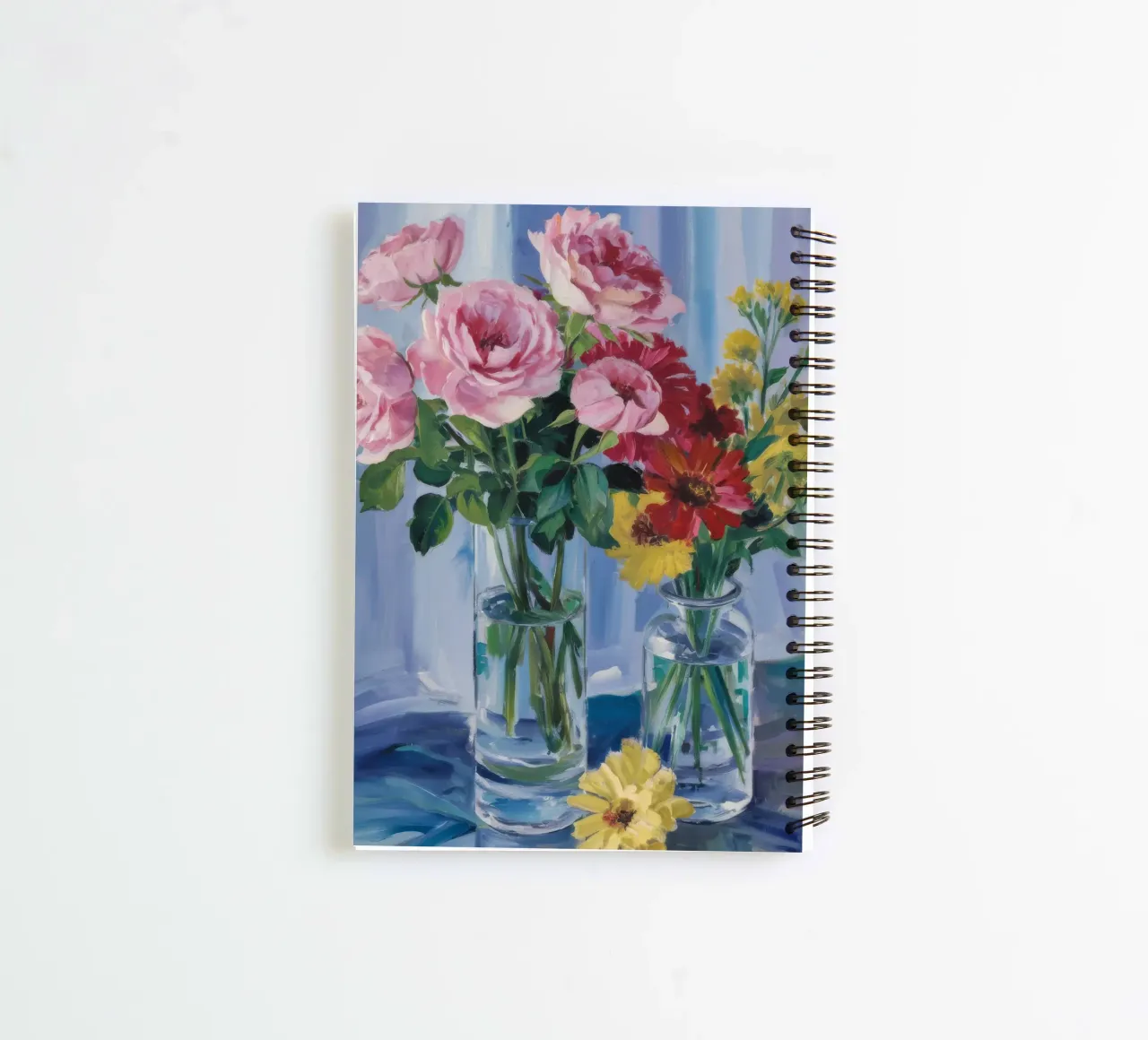 Bouquet in Bloom spiral notebook by Mystic Grain