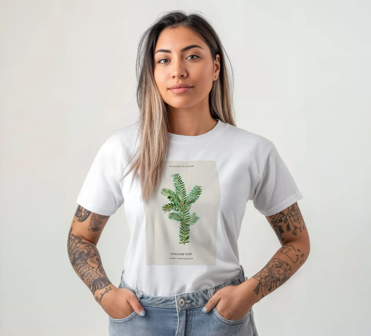 Pierre-Joseph Redouté - English Yew t-shirt da Vintage by JUNIQE