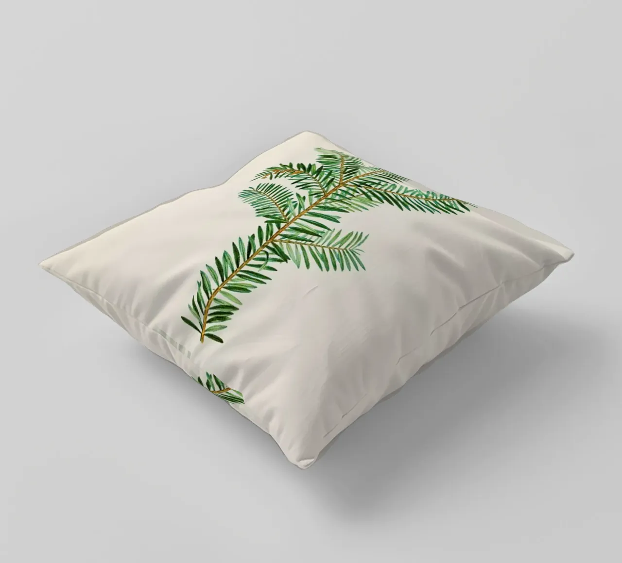 Pierre-Joseph Redouté - English Yew cuscino da Vintage by JUNIQE