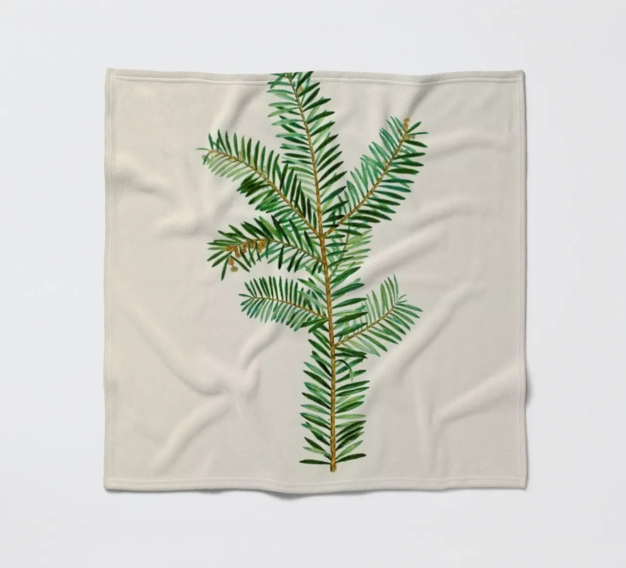 Pierre-Joseph Redouté - English Yew coperta in pile da Vintage by JUNIQE
