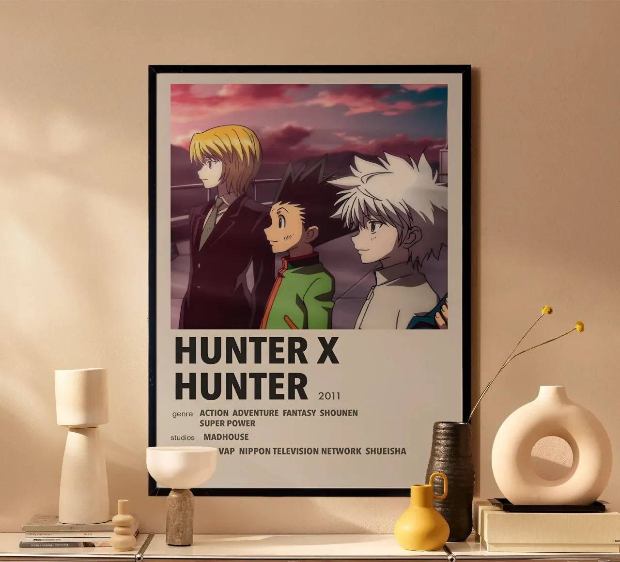 HUNTER X HUNTER 2011 poster con telaio in plastica da Totoya