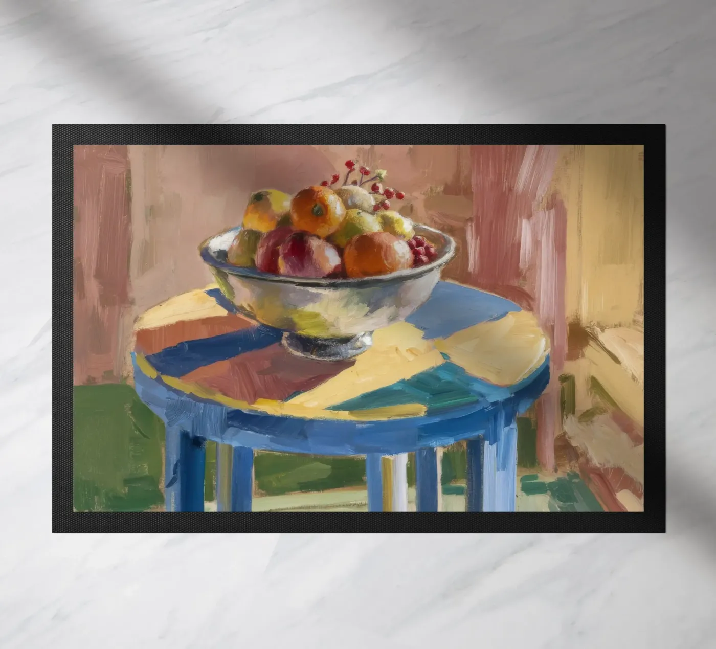 Fruit Table Harmony doormat by Mystic Grain