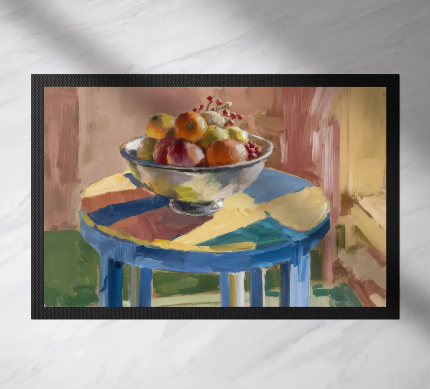 Fruit Table Harmony doormat by Mystic Grain