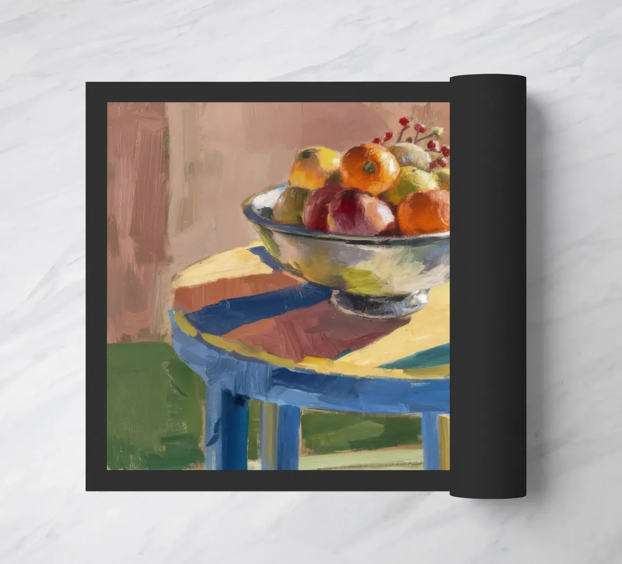 Fruit Table Harmony doormat by Mystic Grain