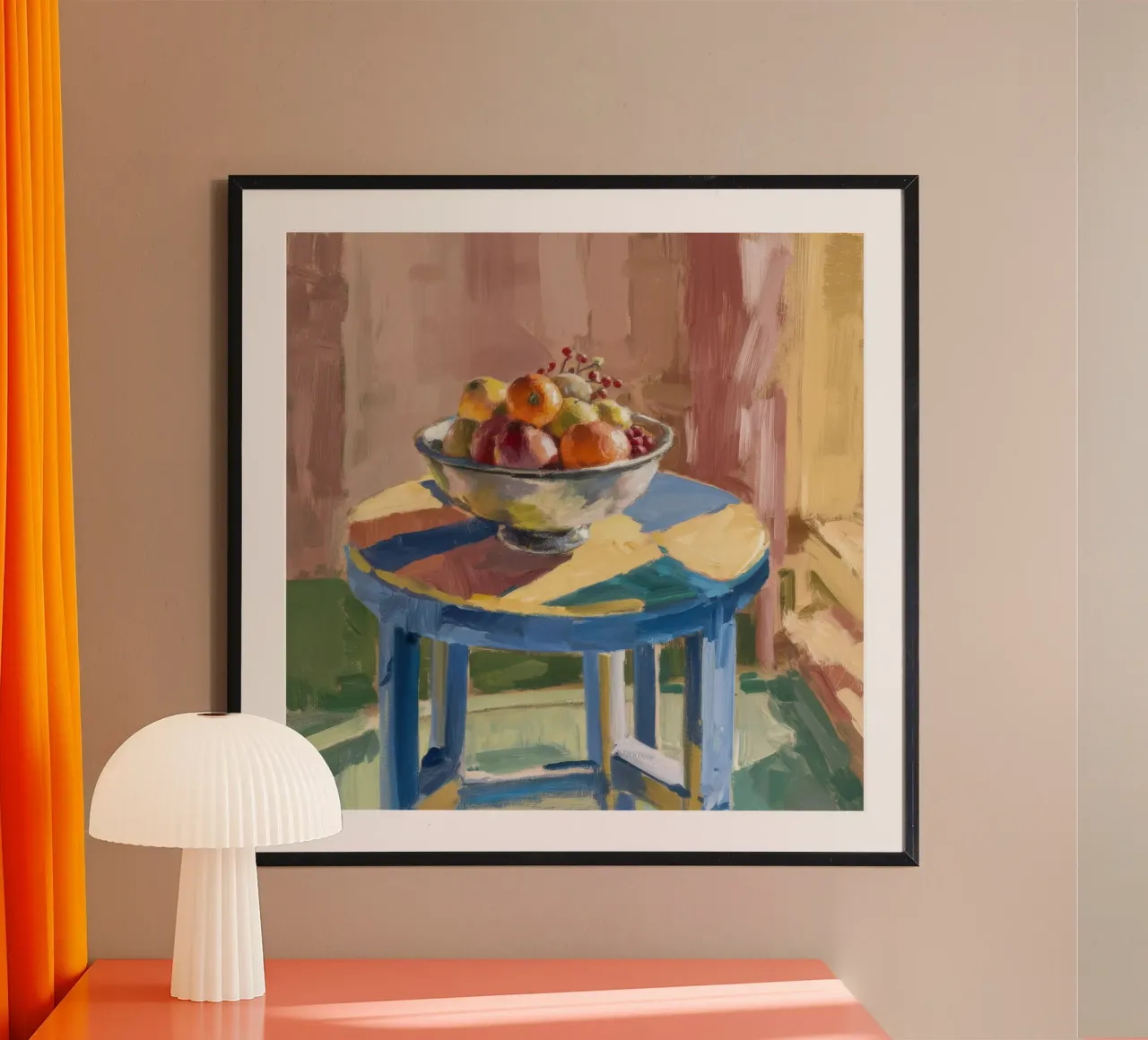 Fruit Table Harmony poster by Mystic Grain