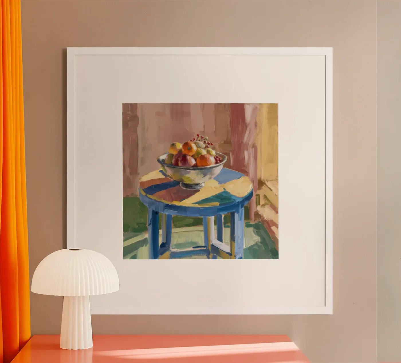 Fruit Table Harmony poster by Mystic Grain