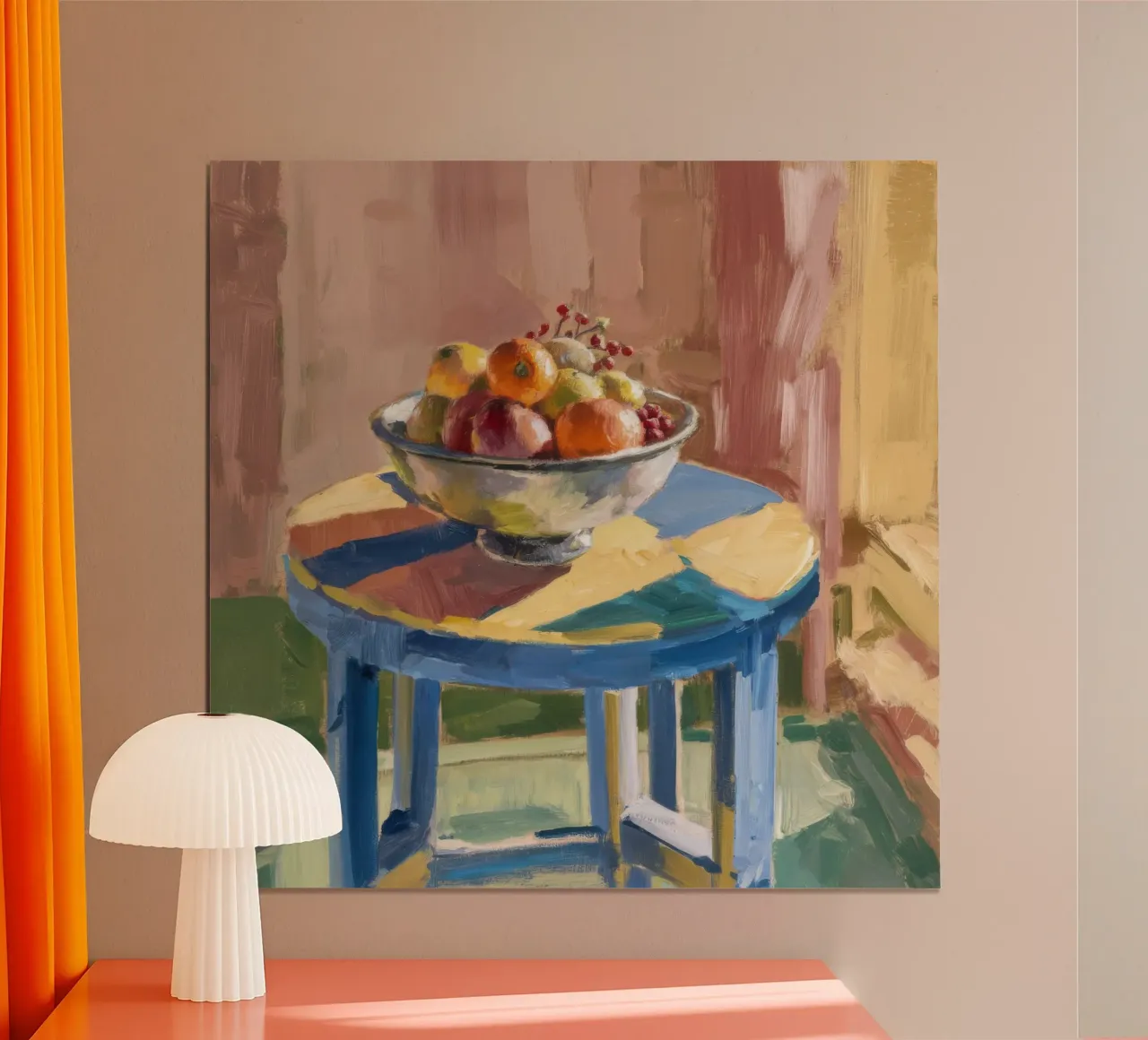 Fruit Table Harmony poster by Mystic Grain