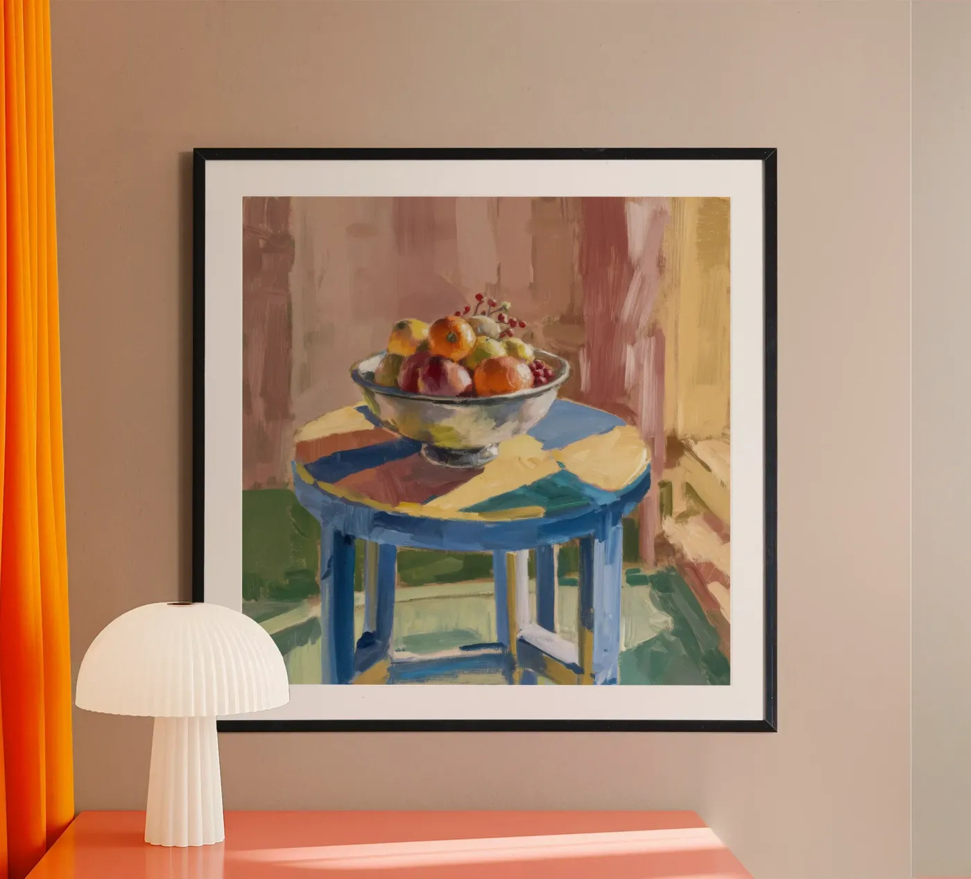 Fruit Table Harmony poster by Mystic Grain