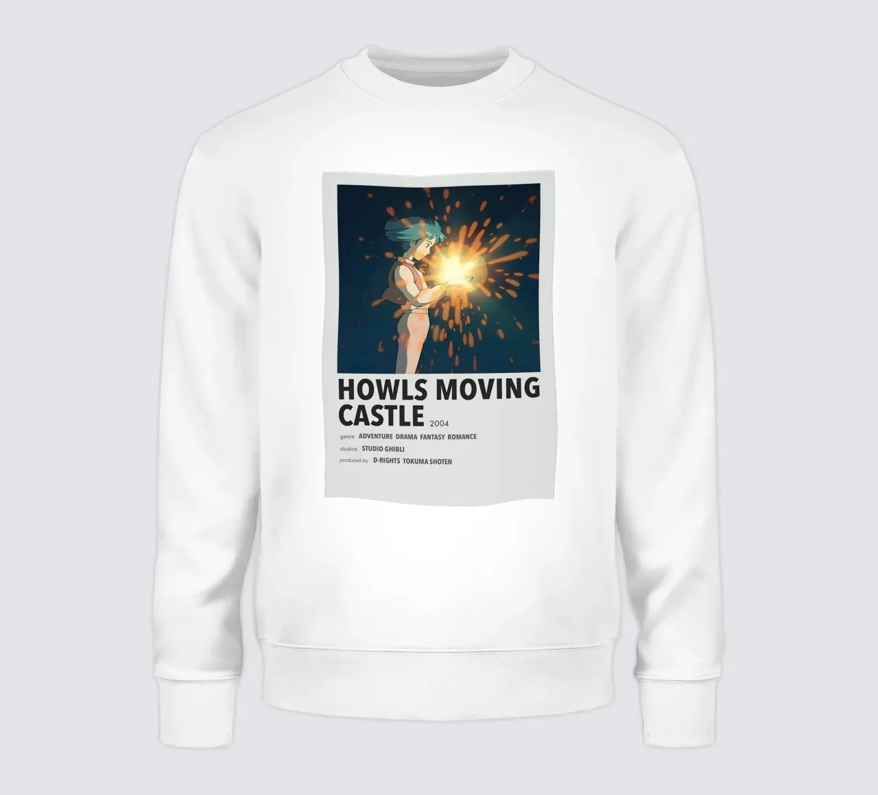 HOWLS MOVING CASTLE 2004 felpa da Totoya