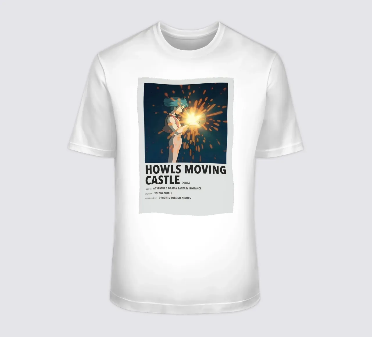 HOWLS MOVING CASTLE 2004 t-shirt da Totoya