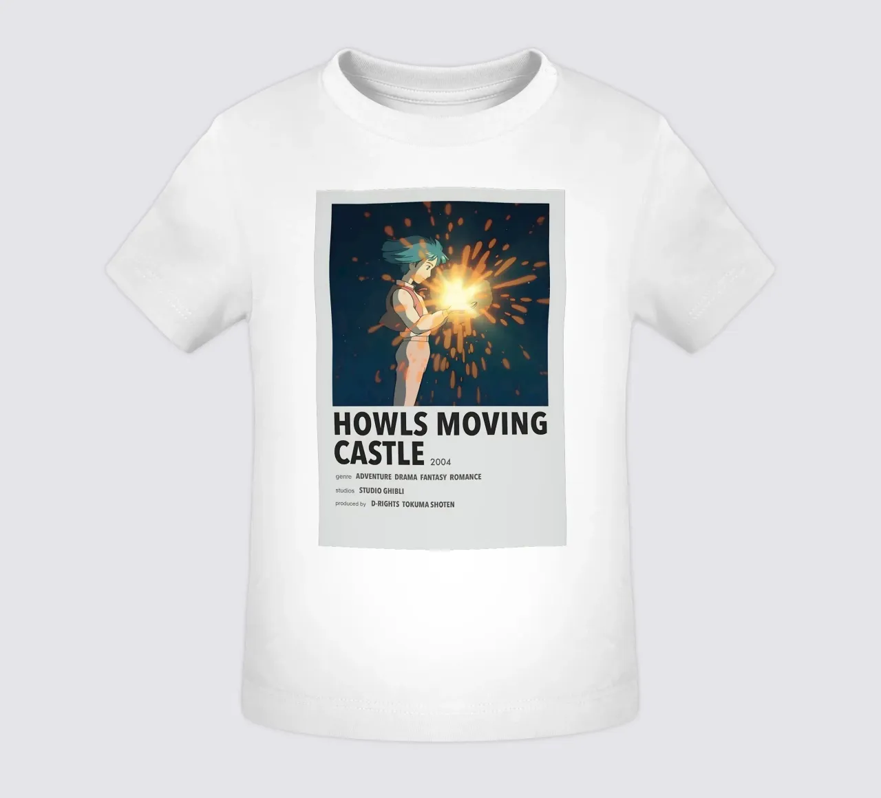 HOWLS MOVING CASTLE 2004 maglietta neonato da Totoya
