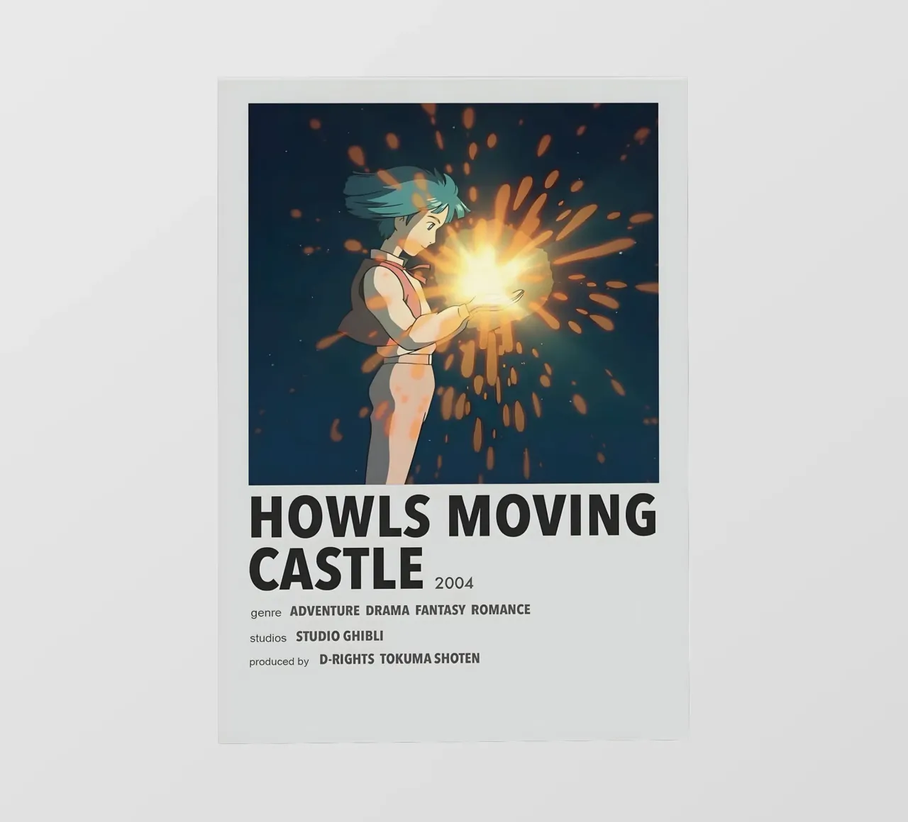 HOWLS MOVING CASTLE 2004 telo in pvc da Totoya
