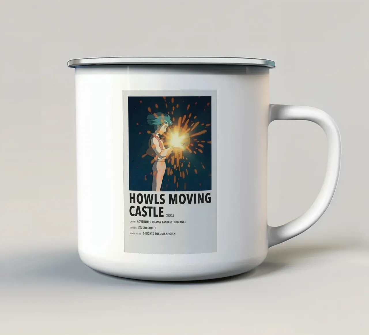 HOWLS MOVING CASTLE 2004 tazza in smalto da Totoya
