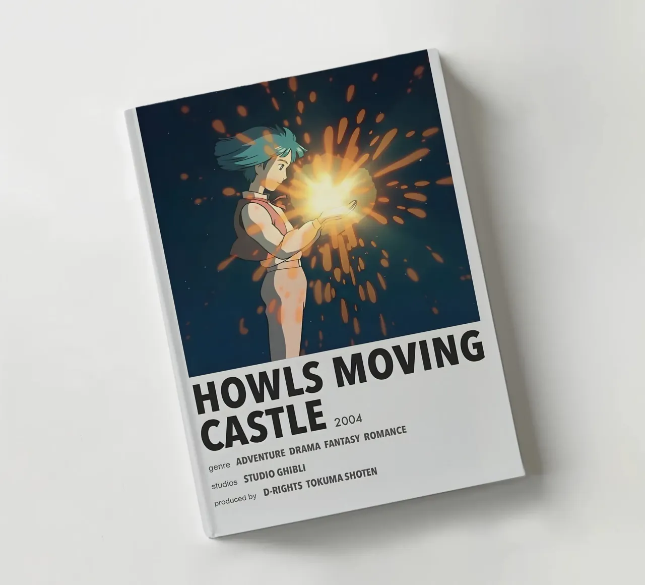 HOWLS MOVING CASTLE 2004 notebook by Totoya