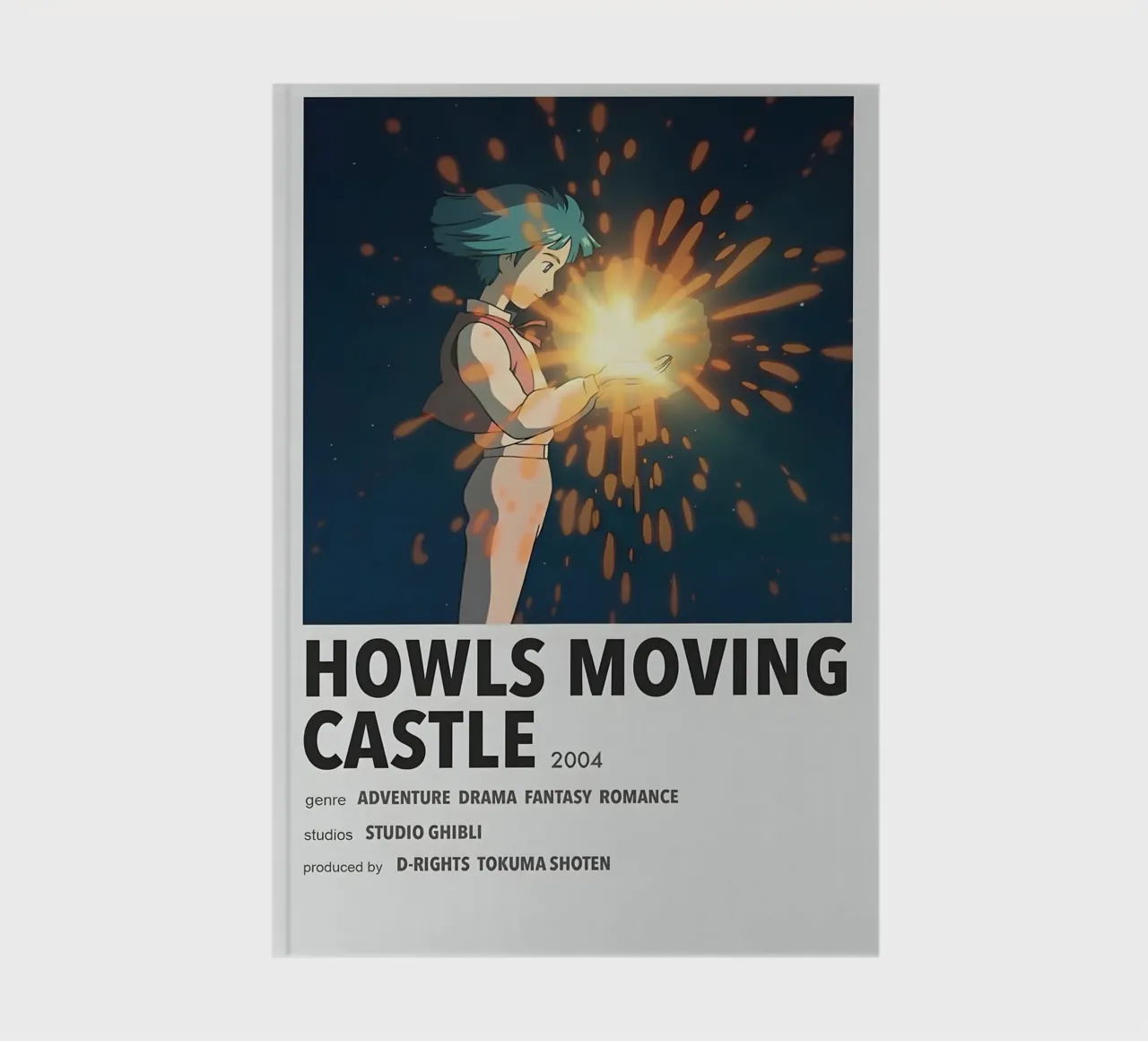 HOWLS MOVING CASTLE 2004 notebook by Totoya
