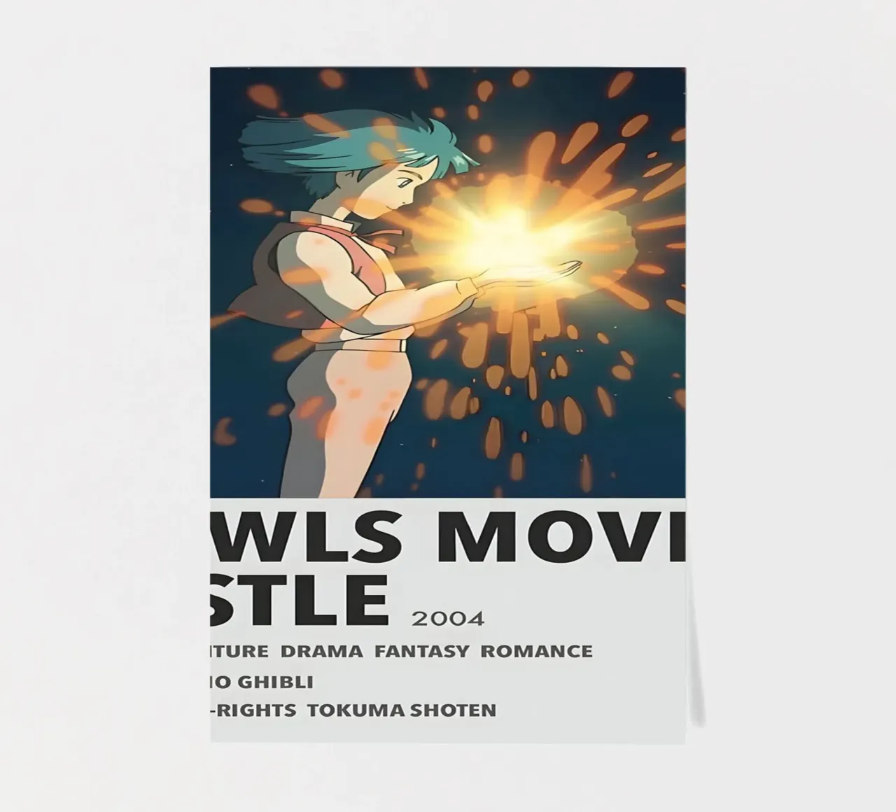 HOWLS MOVING CASTLE 2004 Stickerbogen von Totoya
