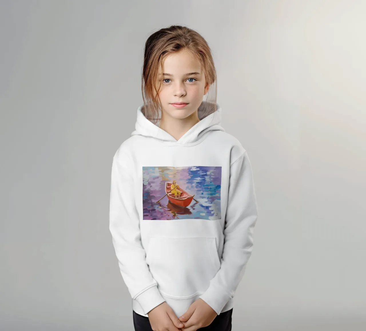 Solitude en rangée sweat à capuche enfant de Mystic Grain