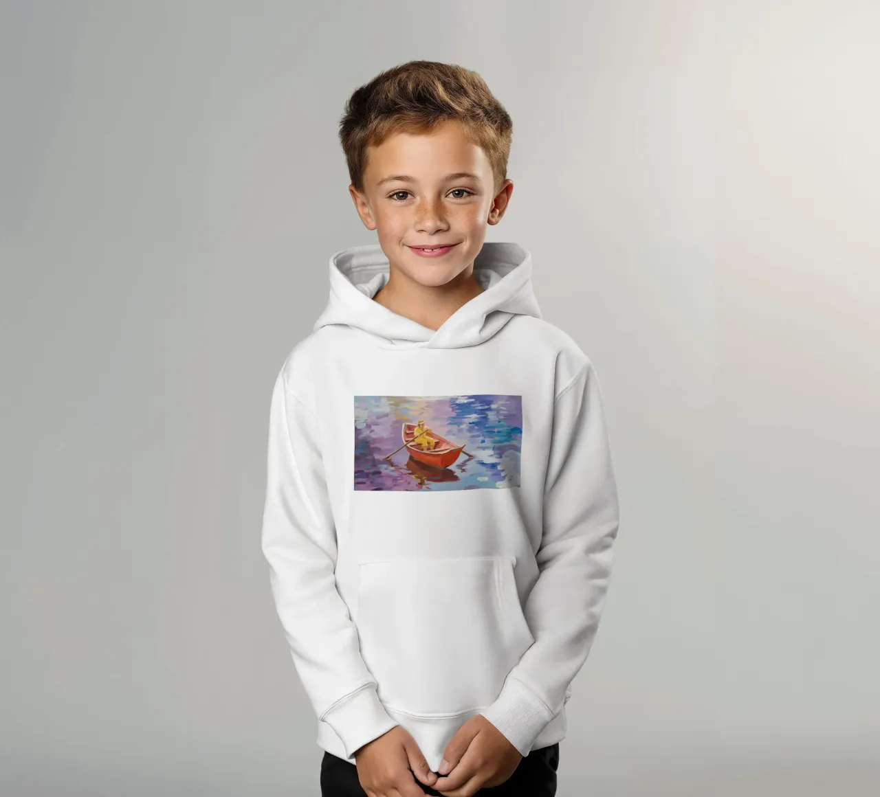 Solitude en rangée sweat à capuche enfant de Mystic Grain