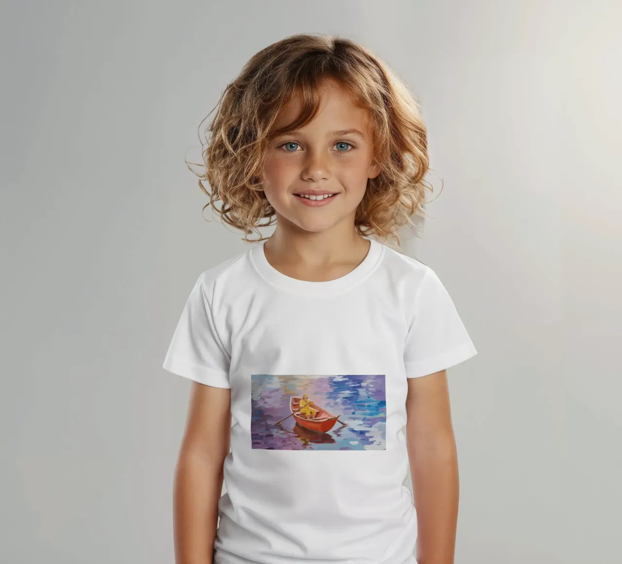 Solitude in Row kids t-shirt by Mystic Grain