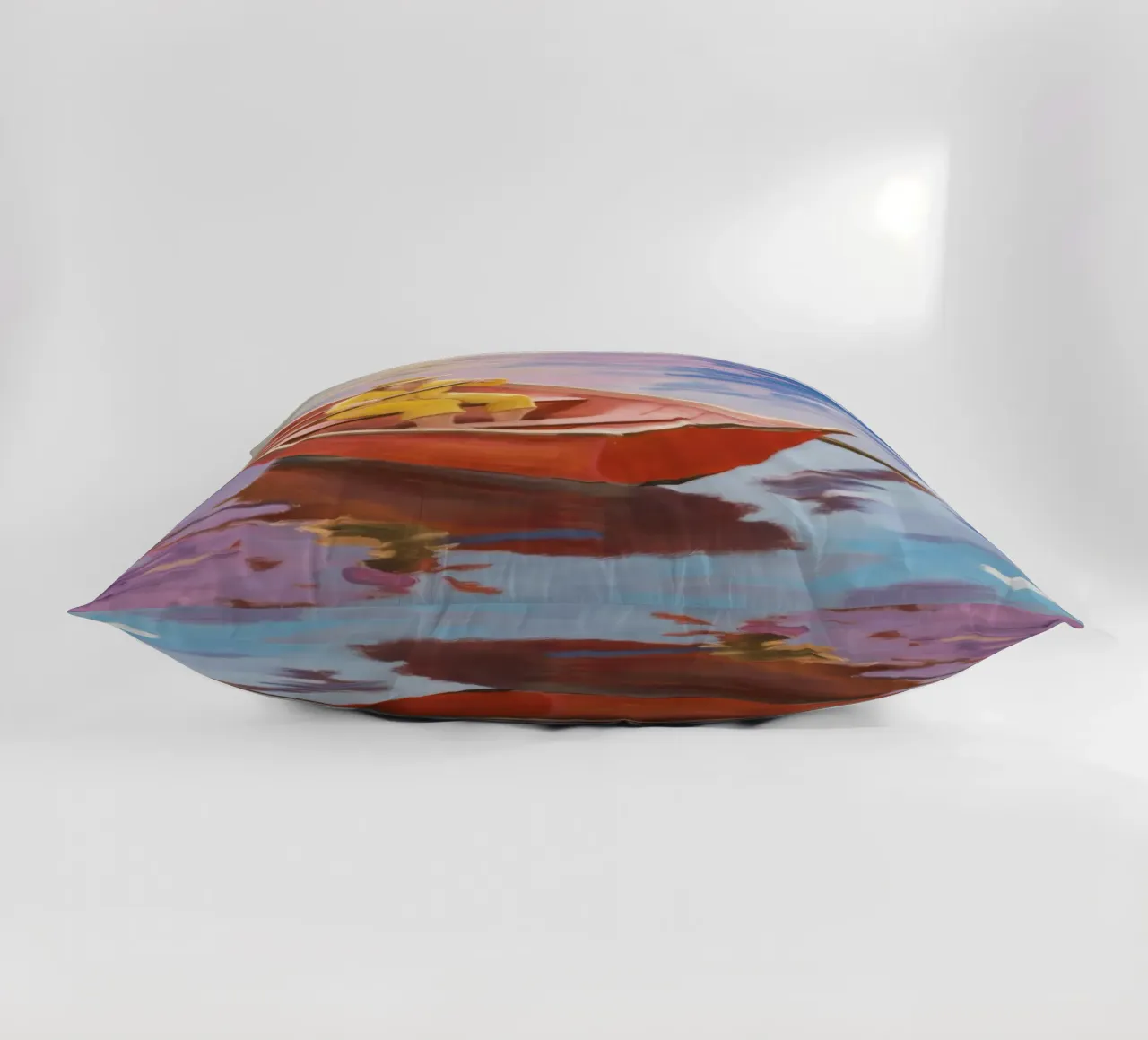 Solitude in Row decorative cushion by Mystic Grain