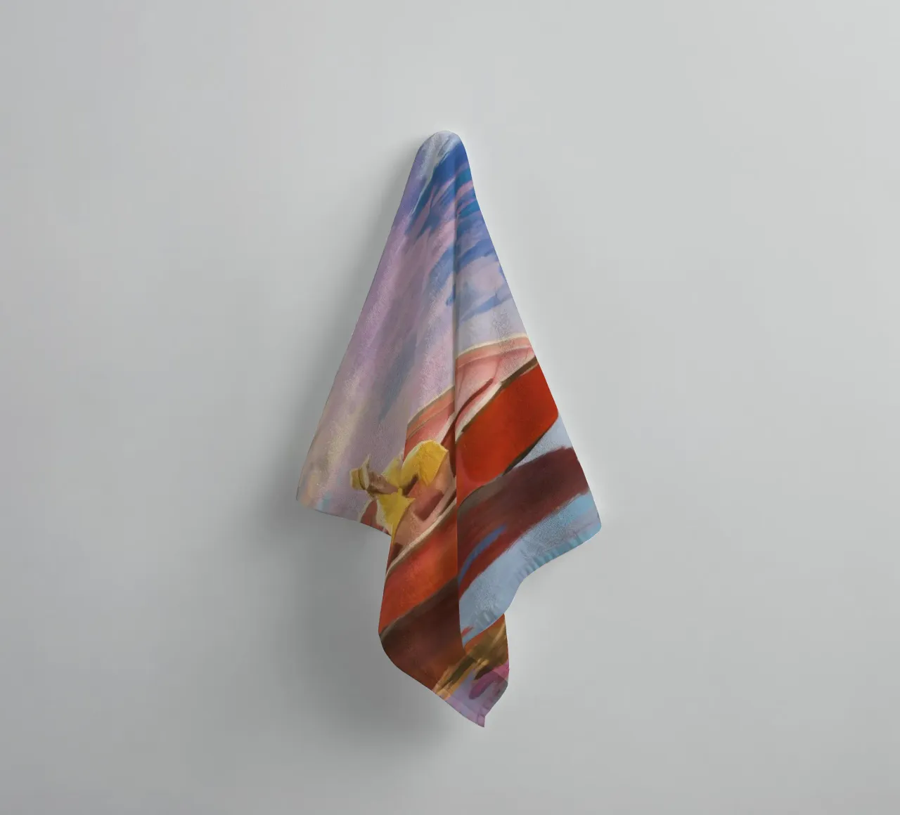 Solitude in Row towel by Mystic Grain