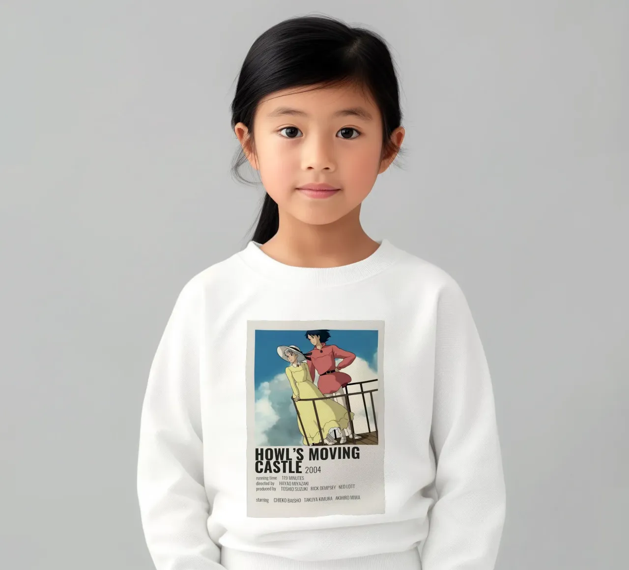 HOWL'S MOVING CASTLE  2004 felpa bambino da Totoya