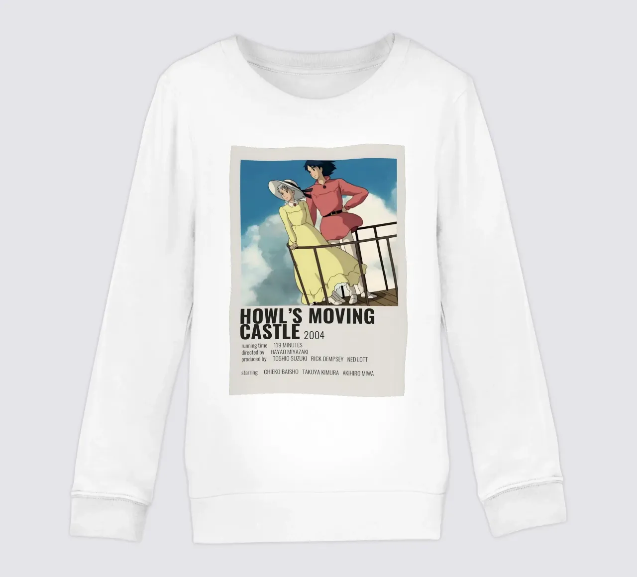 HOWL'S MOVING CASTLE  2004 felpa bambino da Totoya