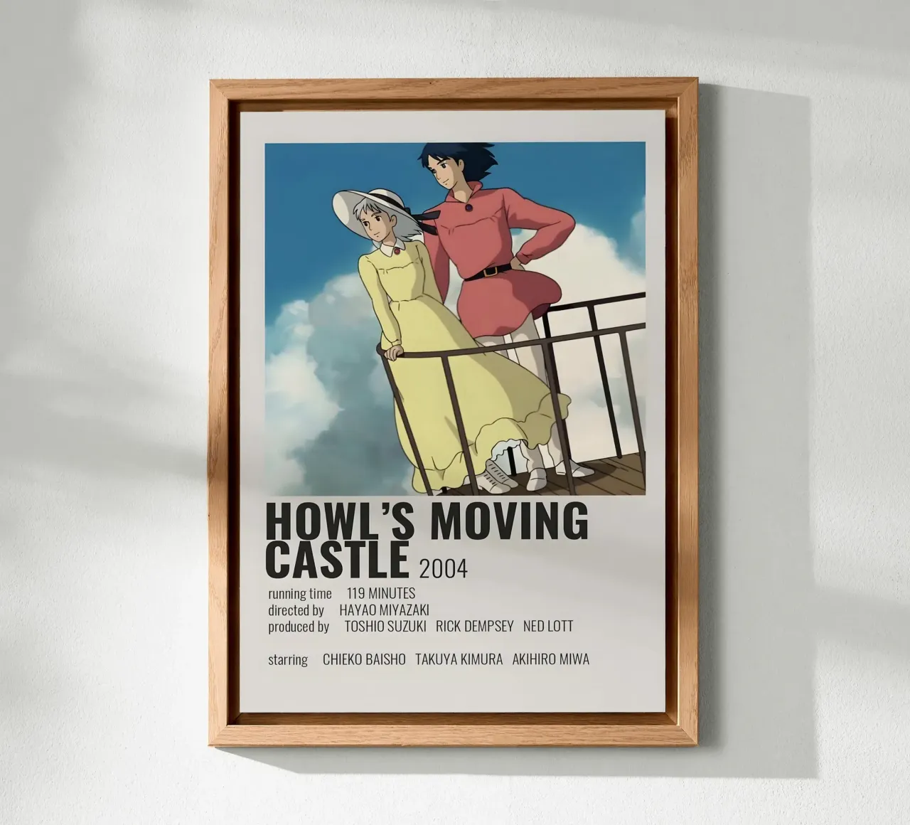 HOWL'S MOVING CASTLE  2004 alluminio dibond da Totoya