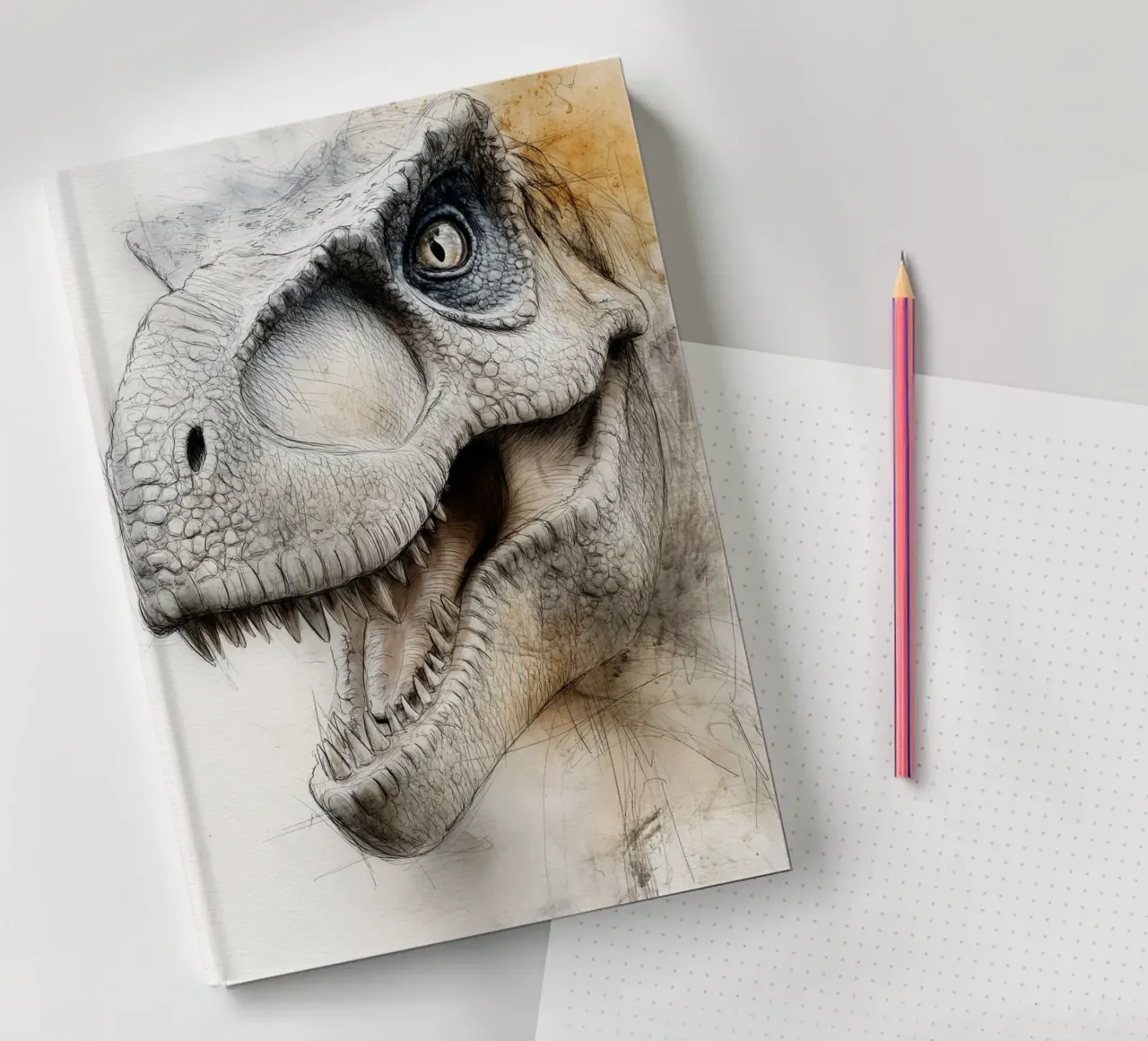 Dinosaur / T-Rex notebook by Kinderherz