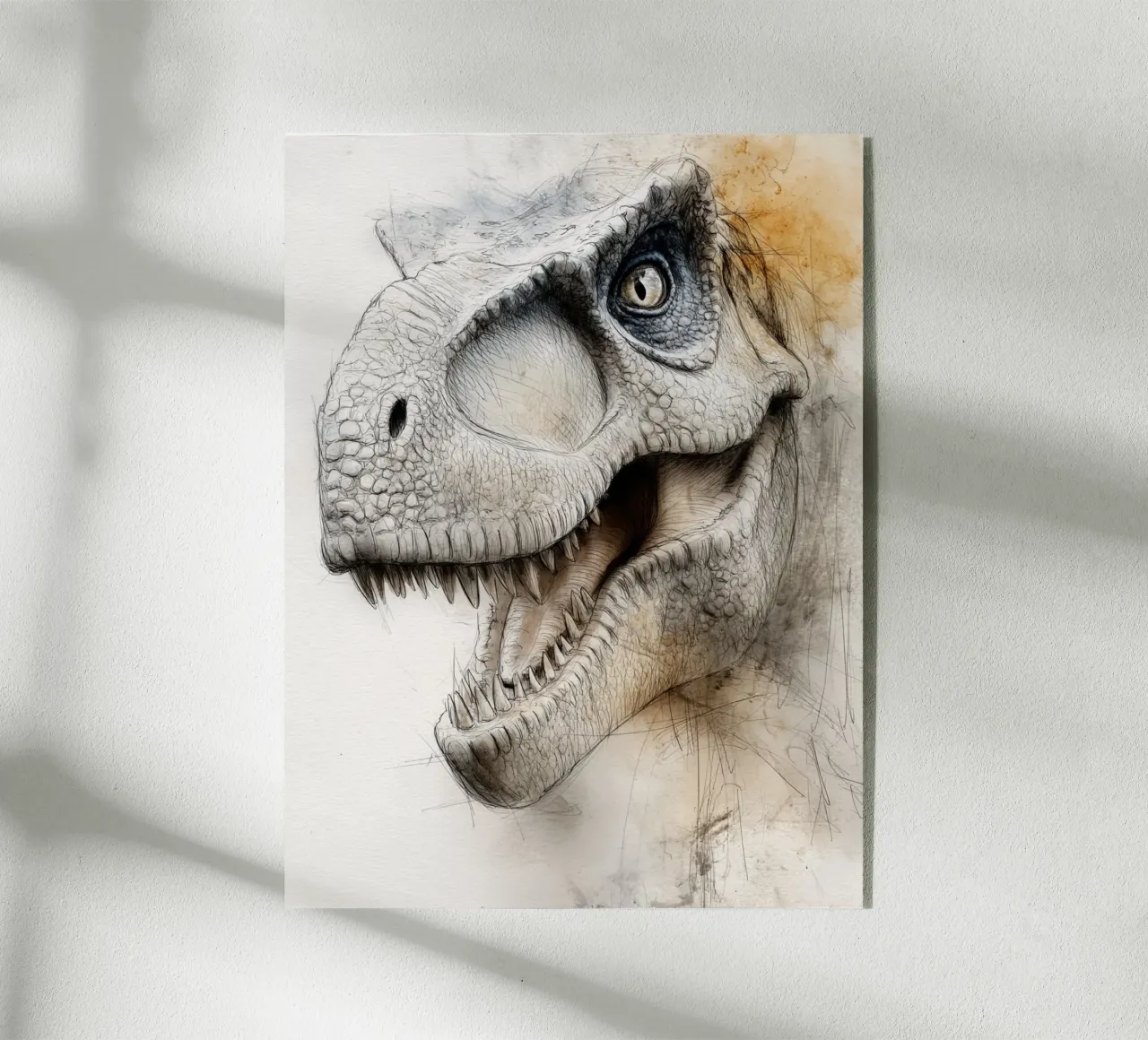Dinosaur / T-Rex acrylic glass by Kinderherz