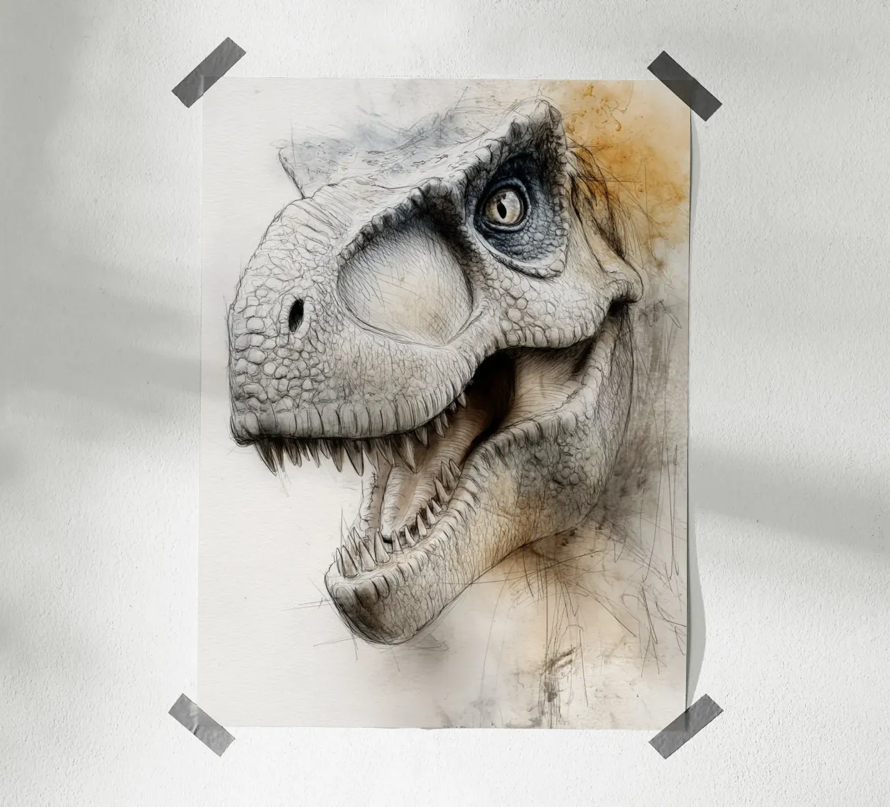 Dinosaur / T-Rex poster by Kinderherz