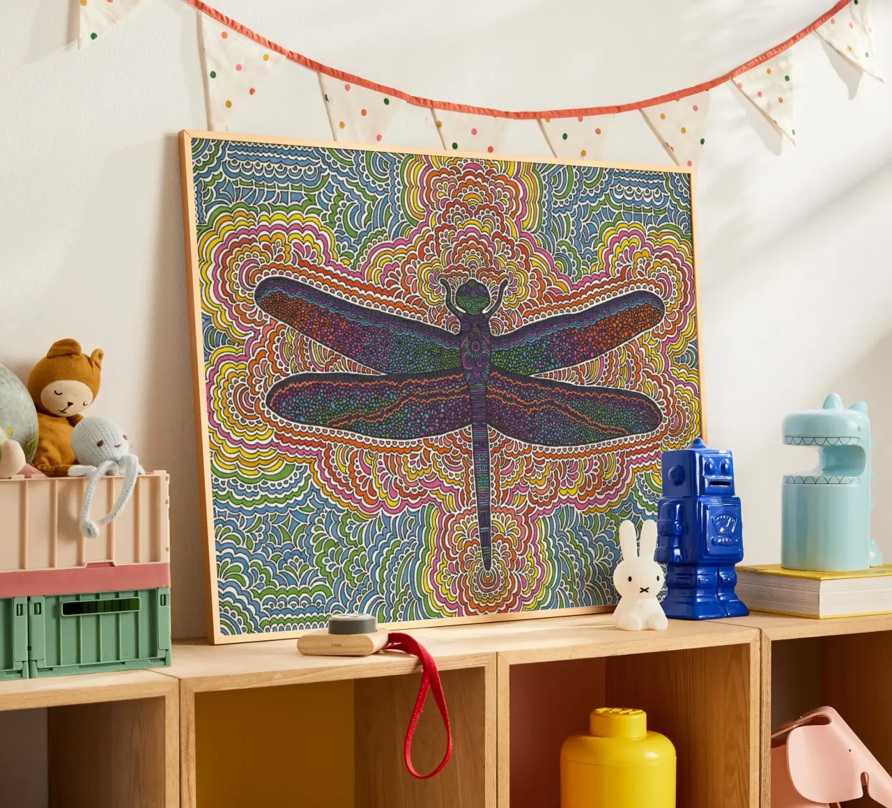 Dragonfly Drawing Meditation carta hahnemühle da KP Design