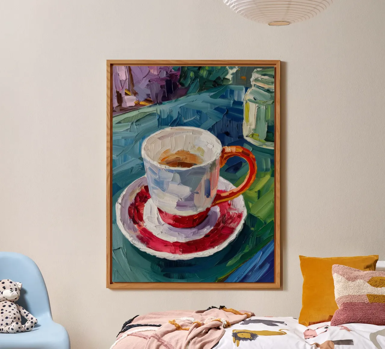 Tasse der Träumerei Alu-Dibond von Mystic Grain