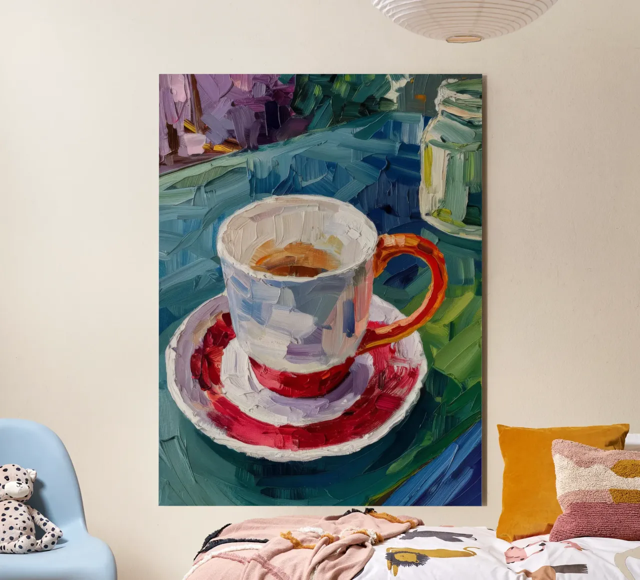 Tasse der Träumerei Alu-Dibond von Mystic Grain