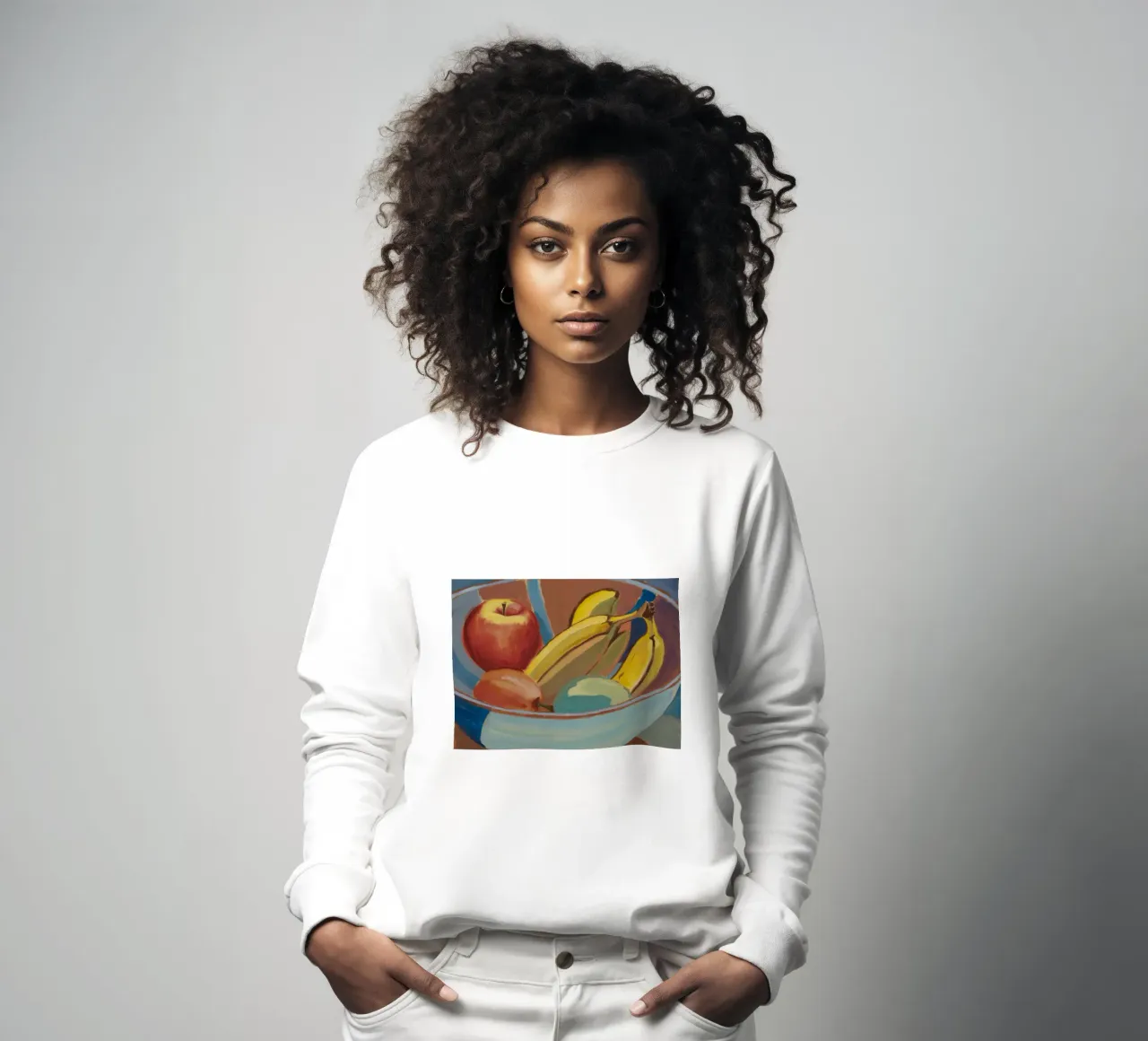 Fruit Bowl Whispers sweatshirt by Mystic Grain