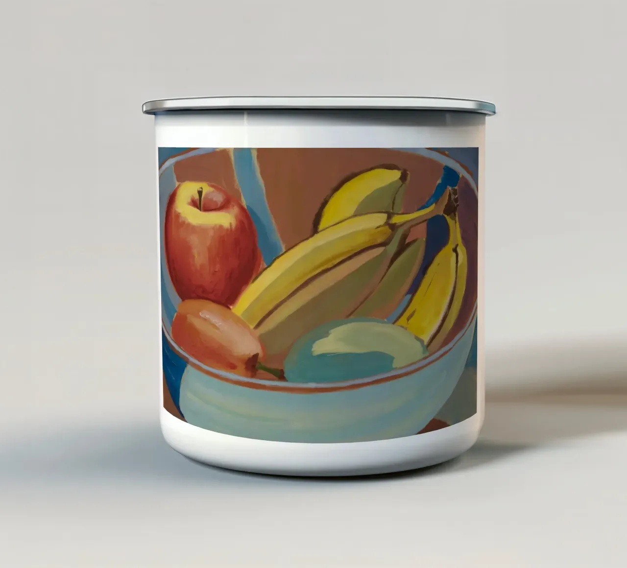Sussurri della ciotola di frutta tazza in smalto da Mystic Grain