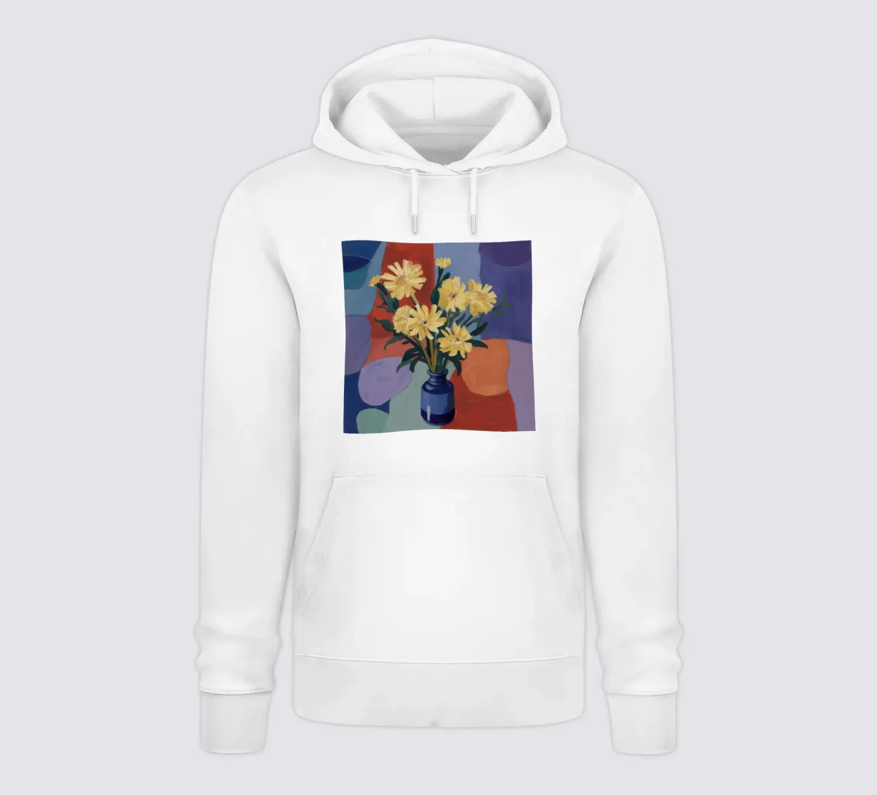 Margherite su patch felpa con cappuccio da Mystic Grain