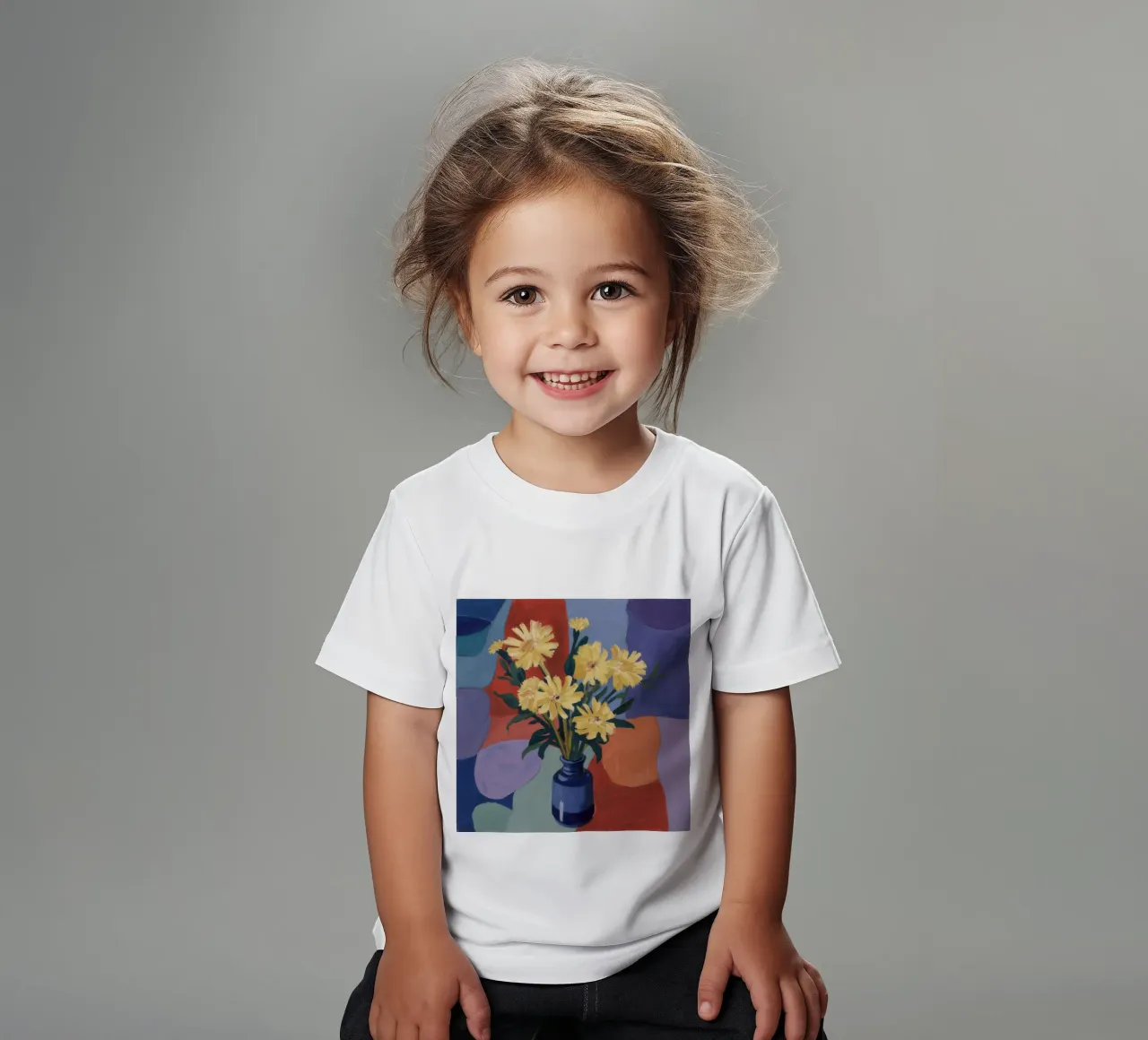 Daisies on Patch t-shirt bambini da Mystic Grain