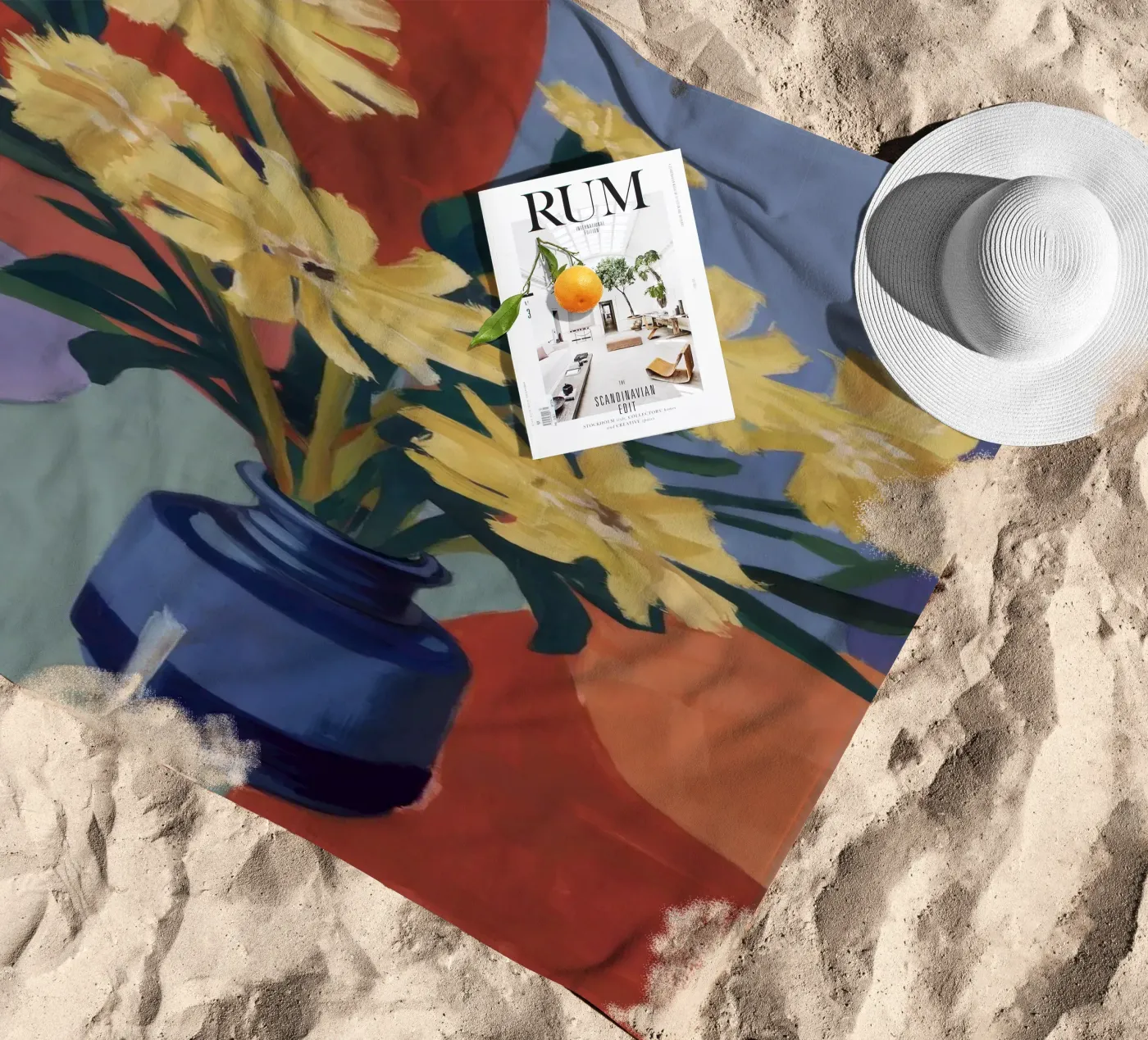 Daisies on Patch telo mare da Mystic Grain