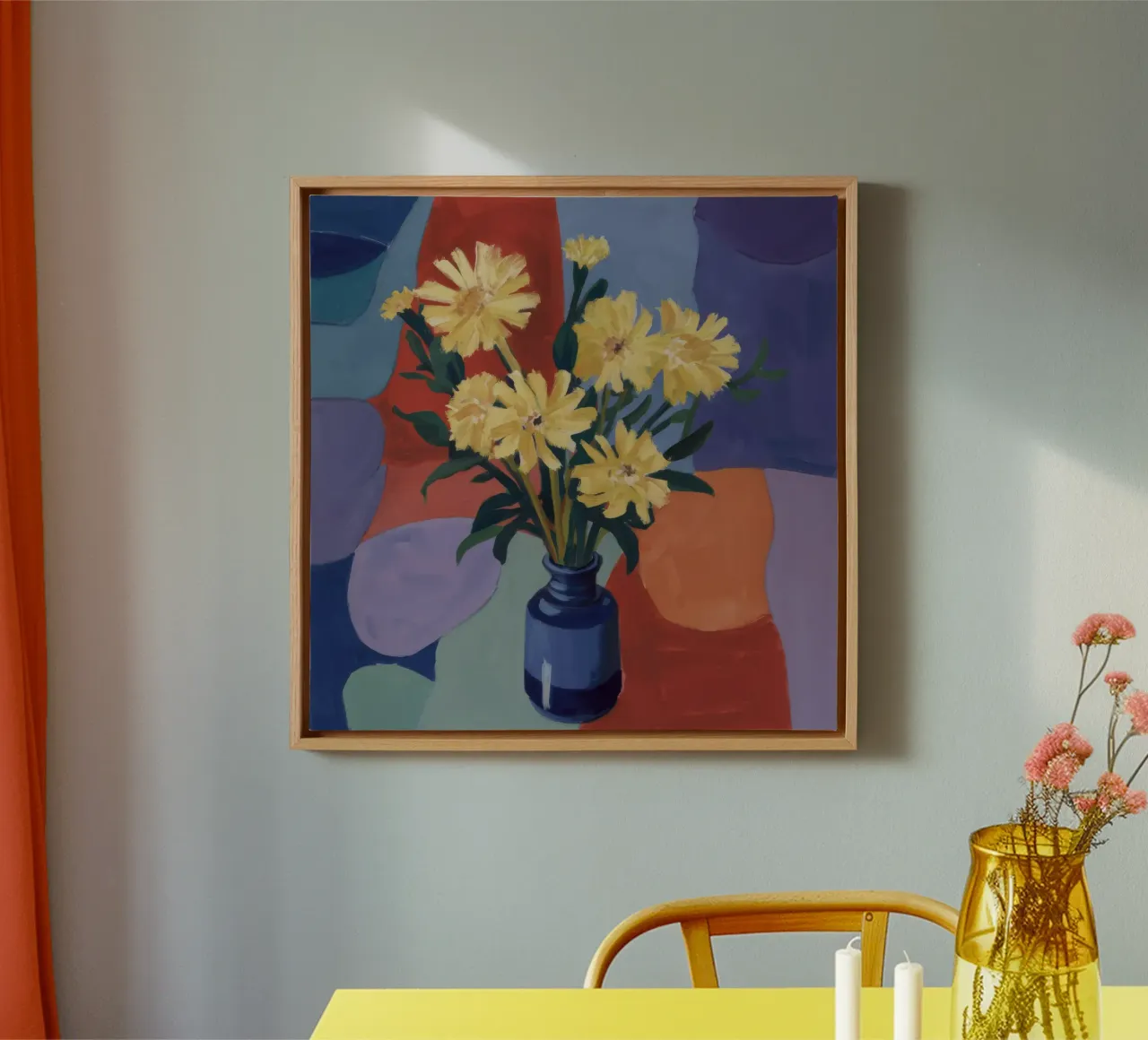 Margherite su patch tela da Mystic Grain