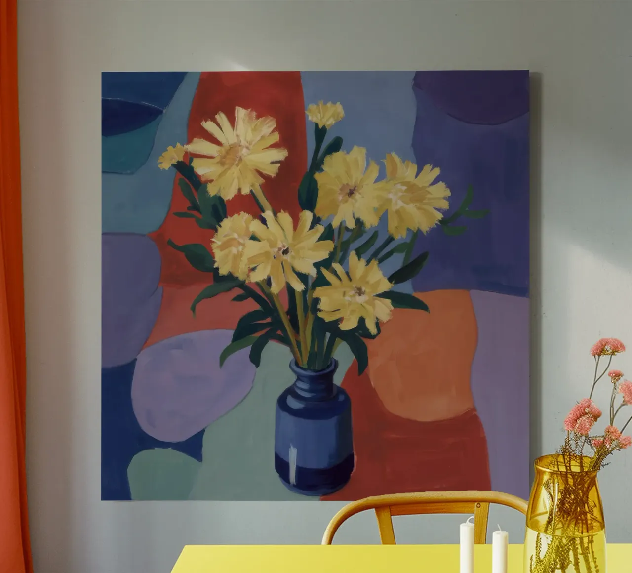 Margherite su patch tela da Mystic Grain