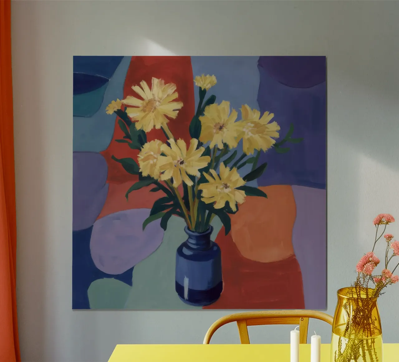 Margherite su patch poster da Mystic Grain