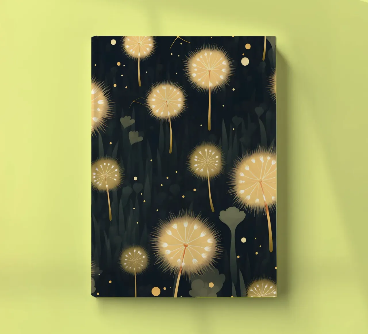 Pissenlits de minuit carnet de notes de Botanical Pattern House