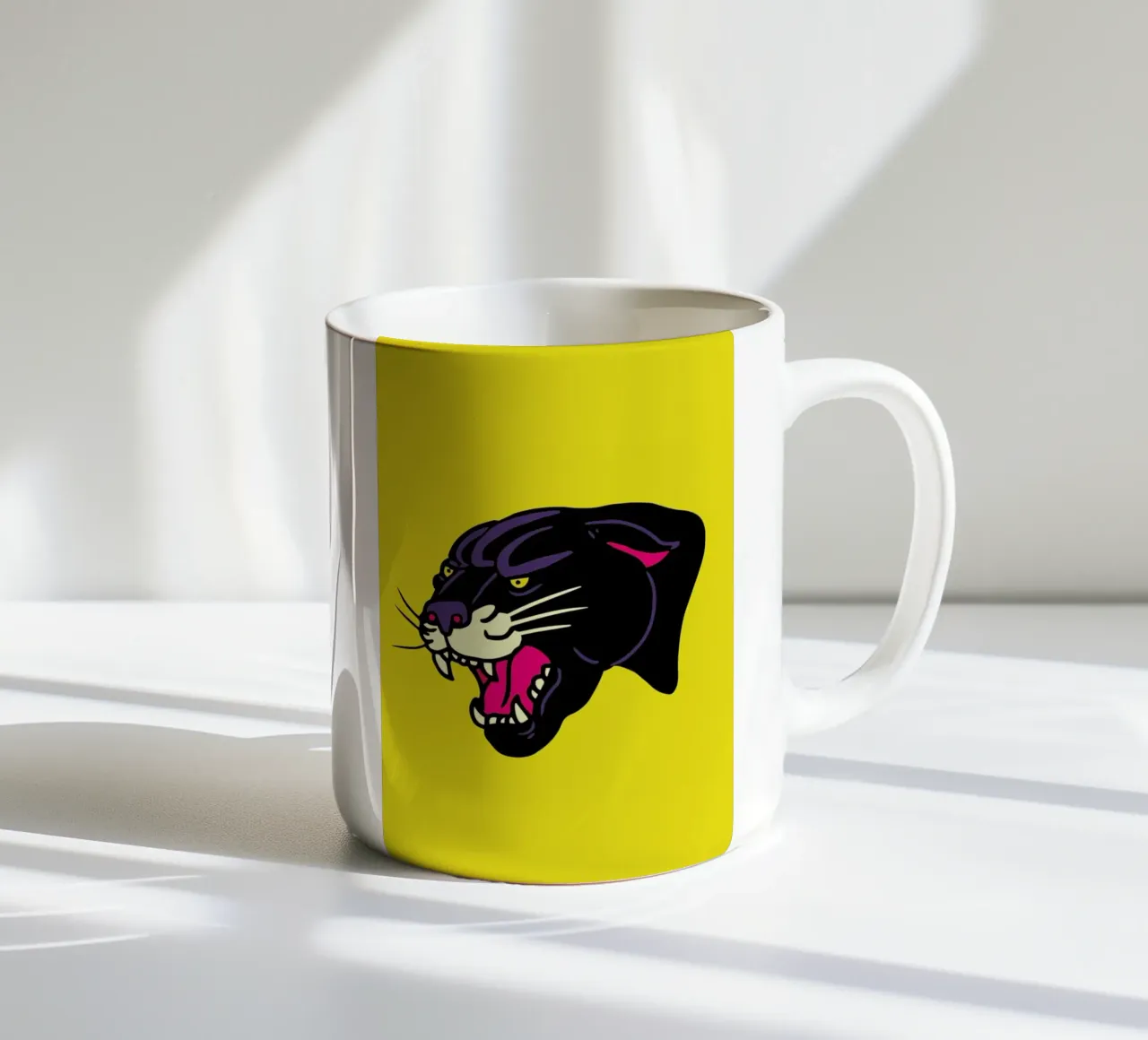 Panther tazza in ceramica da Nick Cocozza